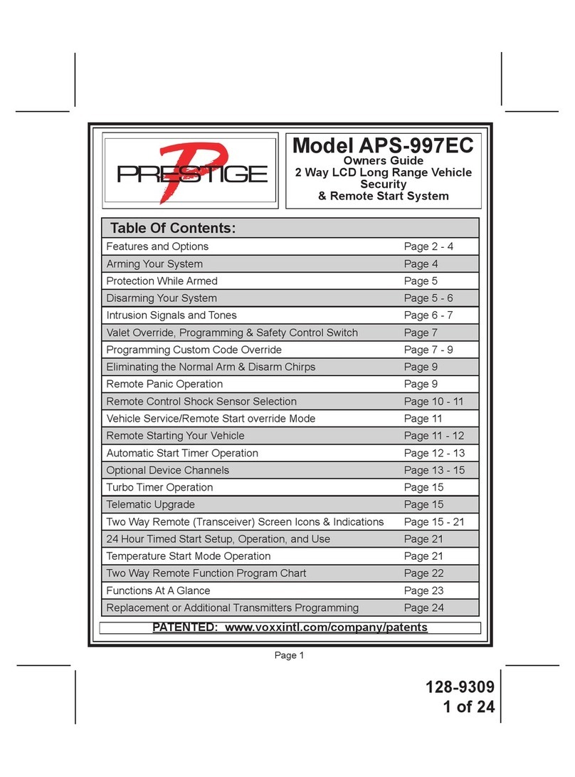 Prestige APS-997EC owner's guide