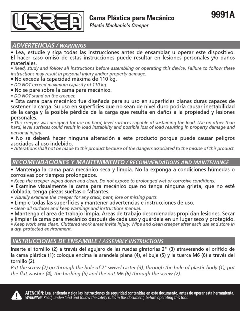 Urrea 9991A User manual