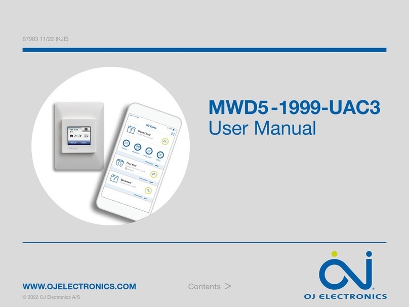 OJ Electronics MWD5-1999-UAC3 User manual