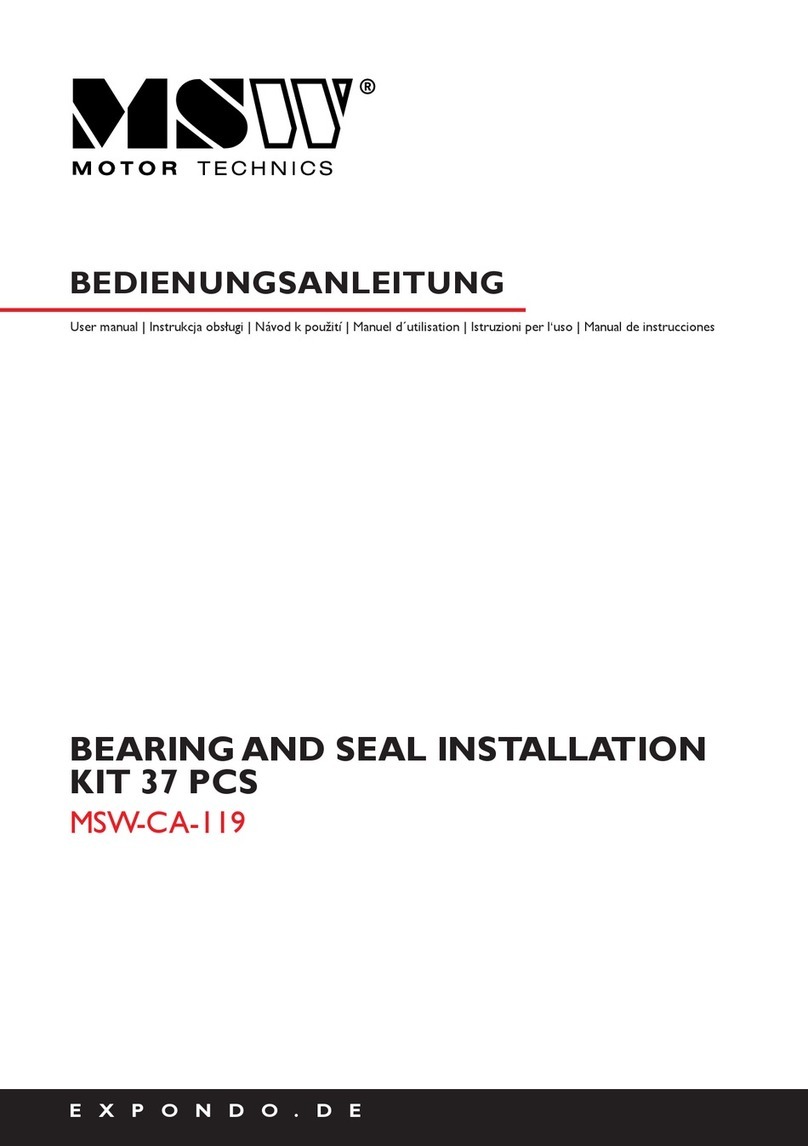MSW MSW-CA-119 user manual
