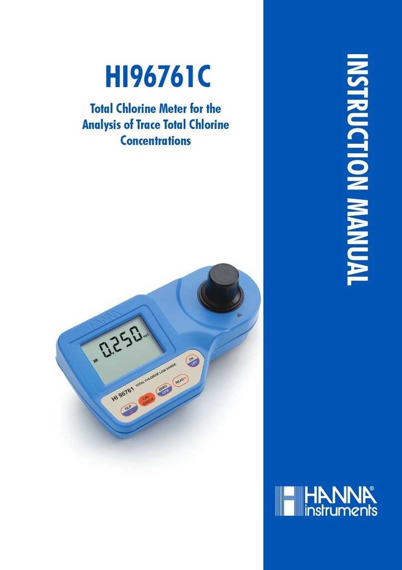 Hanna Instruments HI 96761C User manual