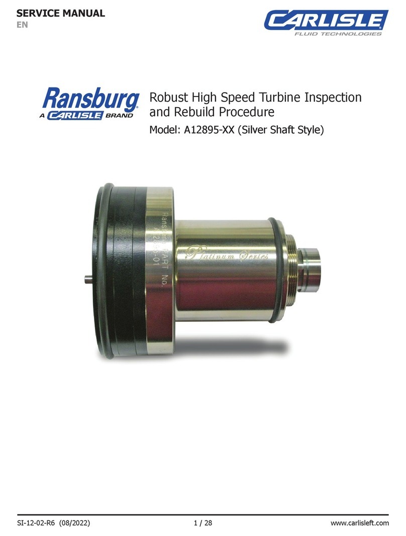 Carlisle Ransburg A12895 Series Service manual