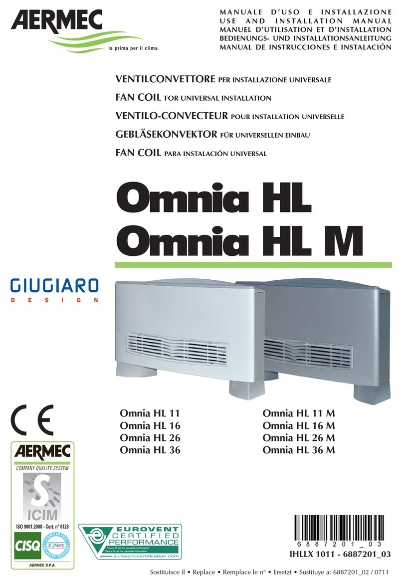 AERMEC Omnia HL M Technical specifications