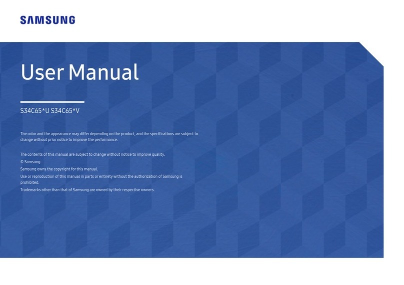 Samsung S34C65 V Series User manual