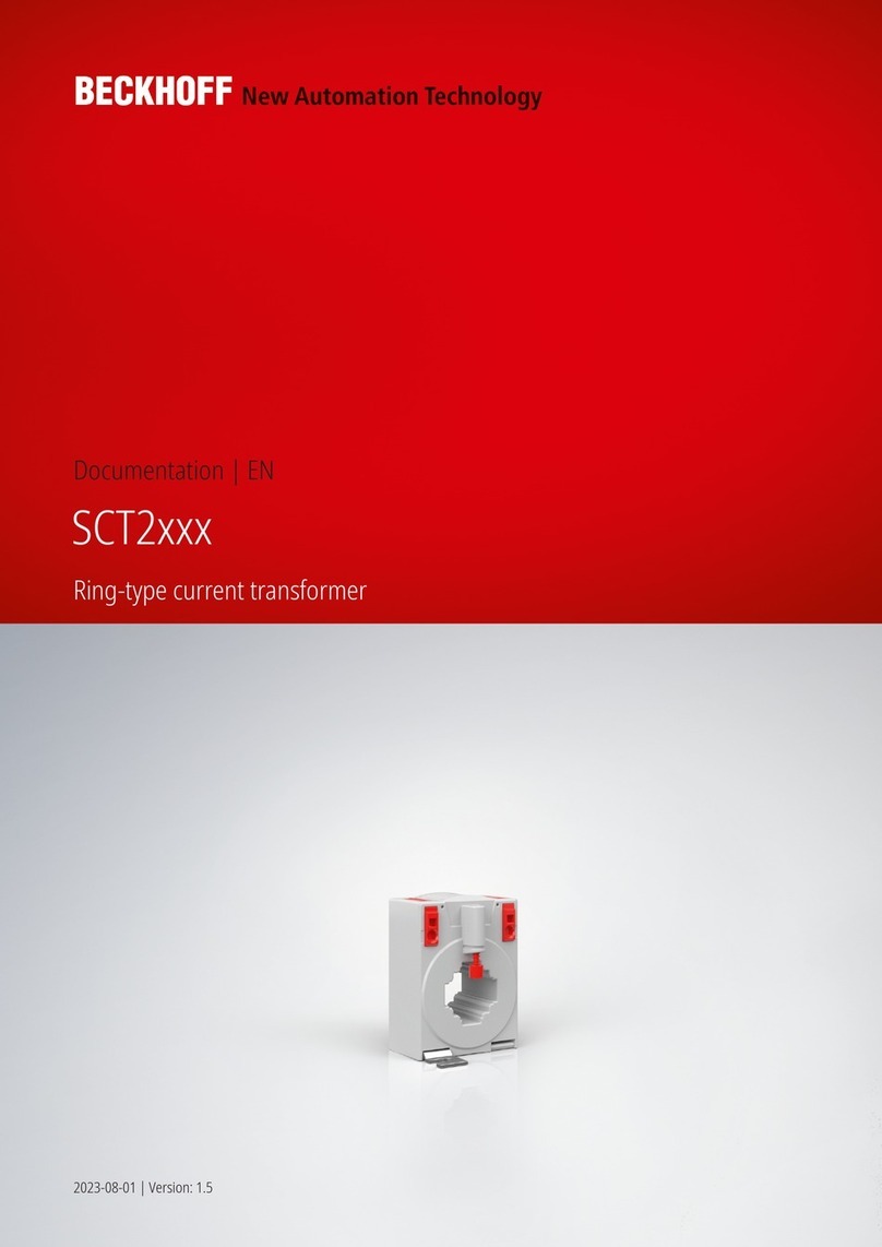 Beckhoff SCT2 Series Operator's manual