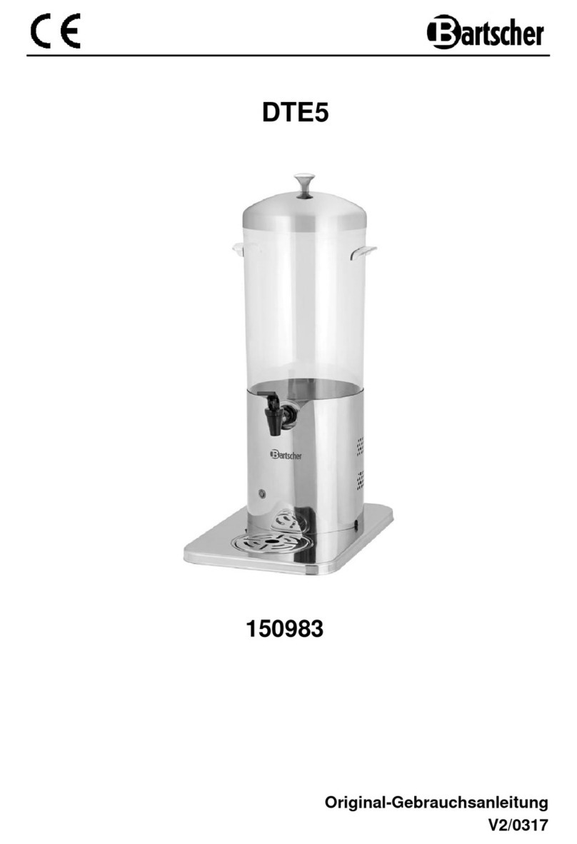 Bartscher DTE5 User manual