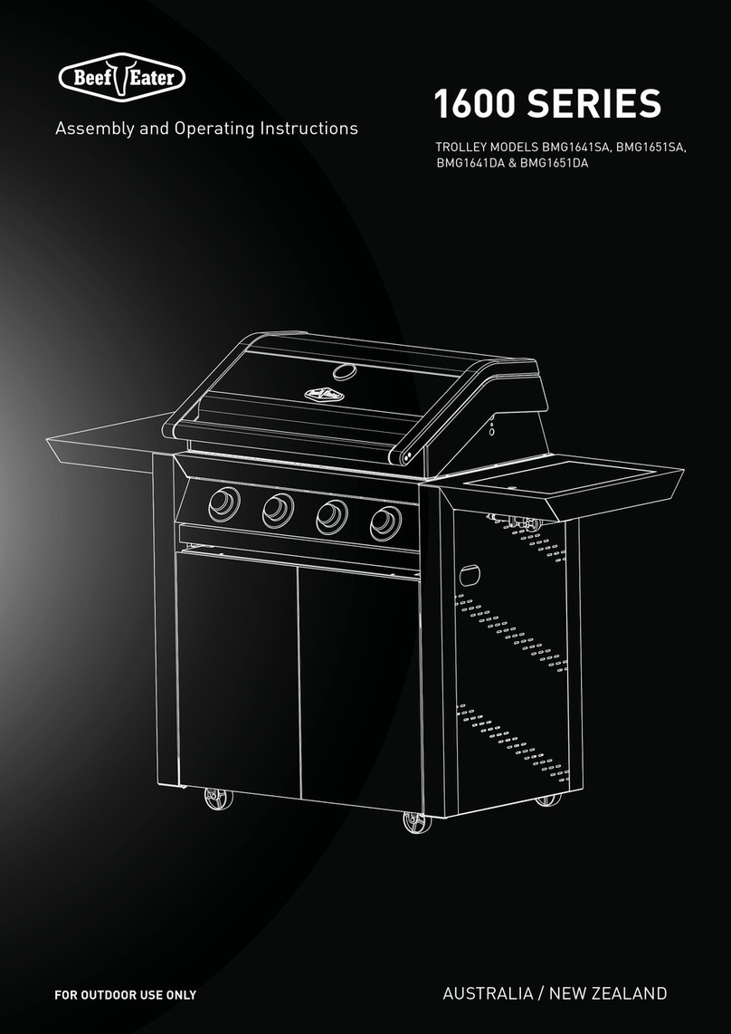 Beef Eater BMG1641SA Assembly and operating instructions