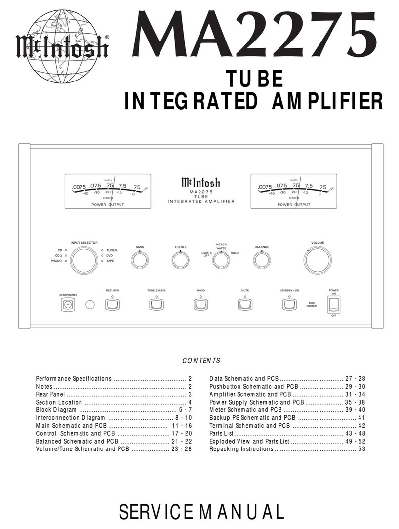 McIntosh MA-2275-2 User manual
