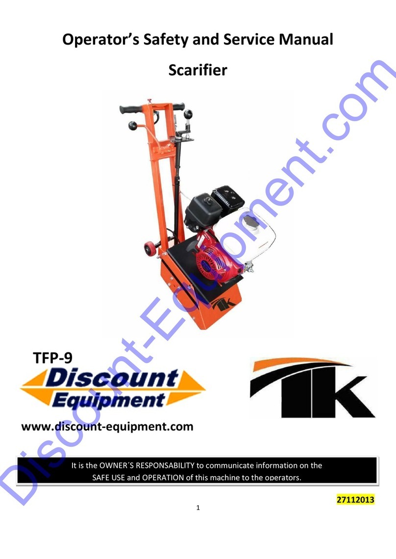 TK TFP-9 Operator's safety and service manual