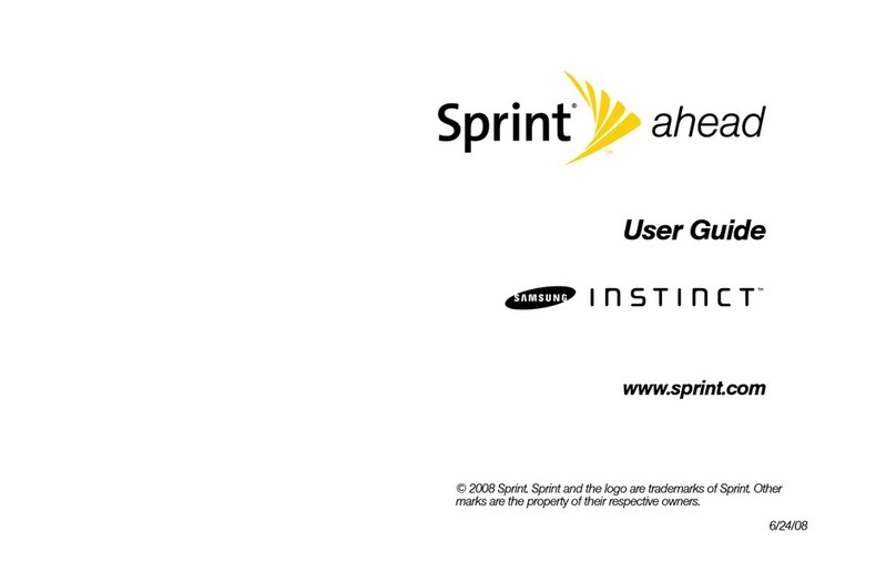 Samsung INSTINCT SPH-M800ZKASPR User manual