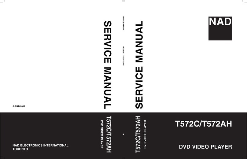 NAD T572C Service manual