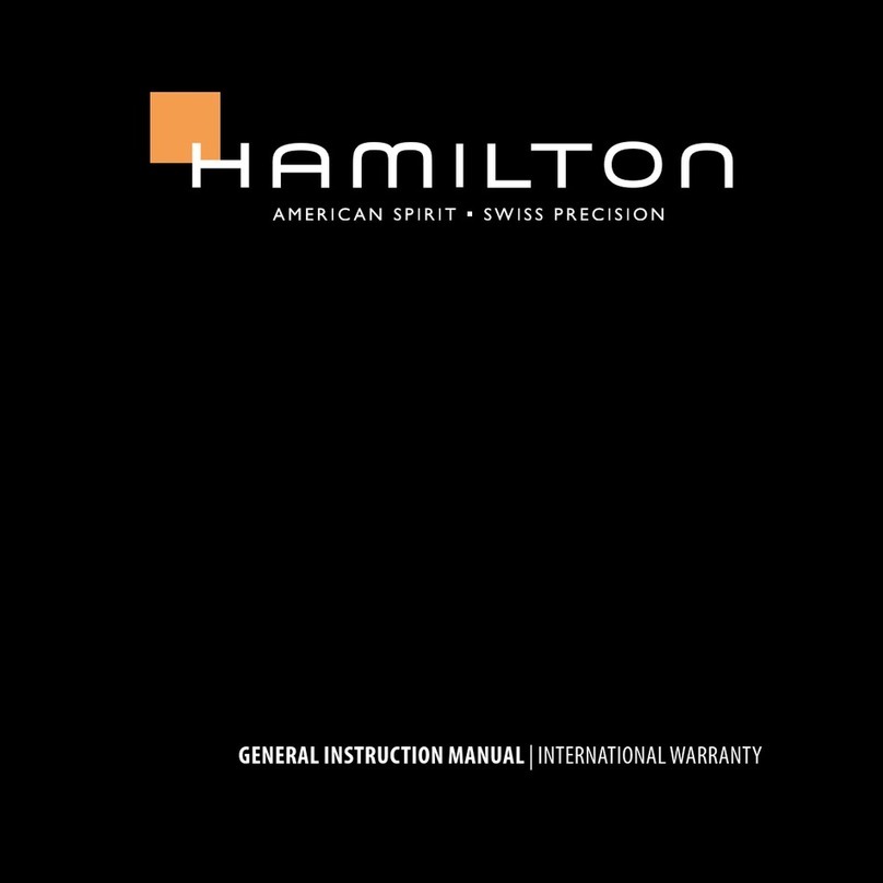 Hamilton R12637403 instruction manual