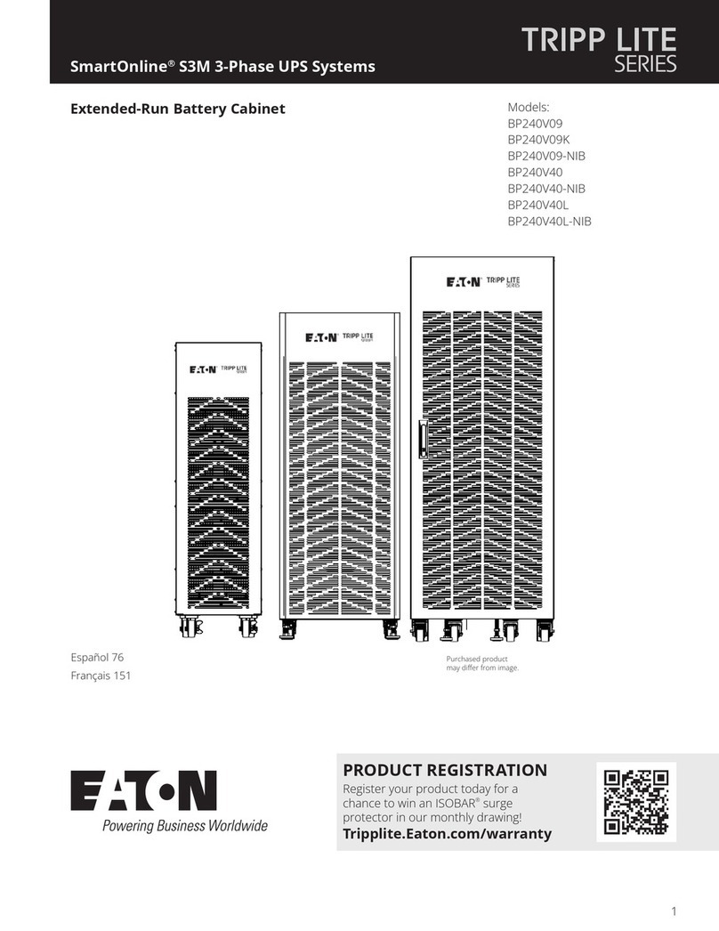 Eaton Smart Online S3M BP240V09 User manual