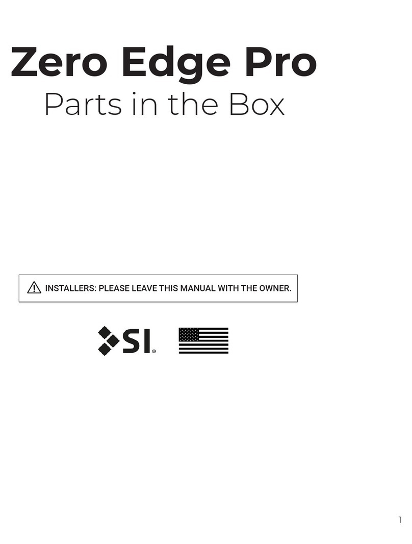 SI ZERO EDGE PRO User manual