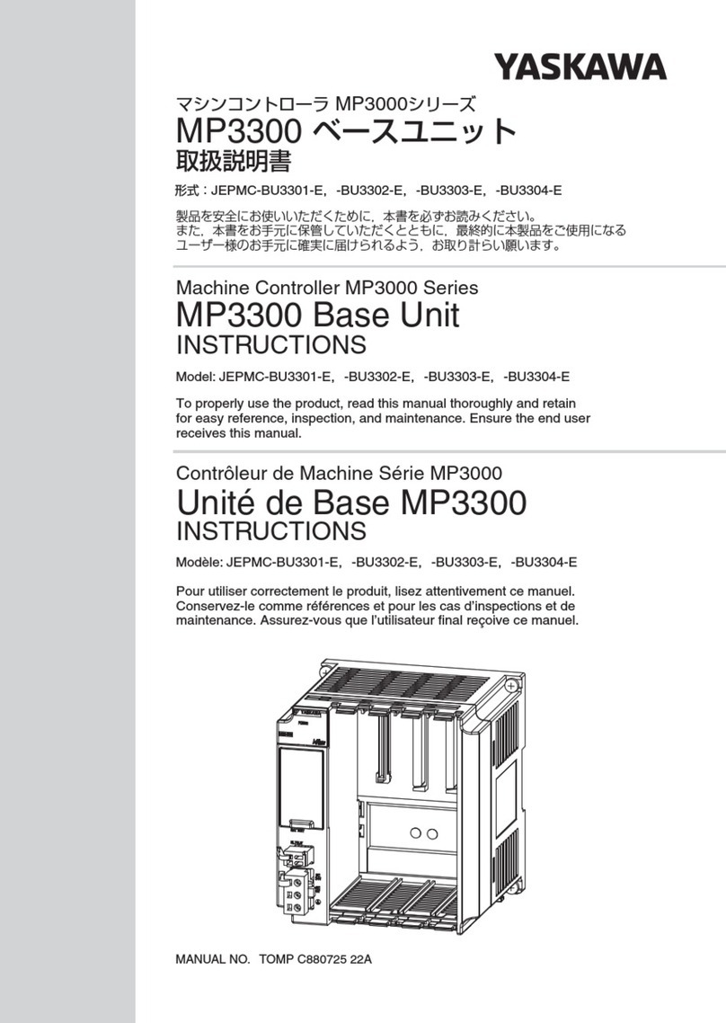 YASKAWA JEPMC-BU3301-E User manual