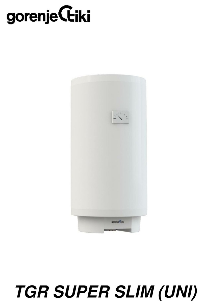 Gorenje TGR SUPER SLIM UNI Instructions for use Gorenje TGR SUPER SLIM UNI Instructions for use