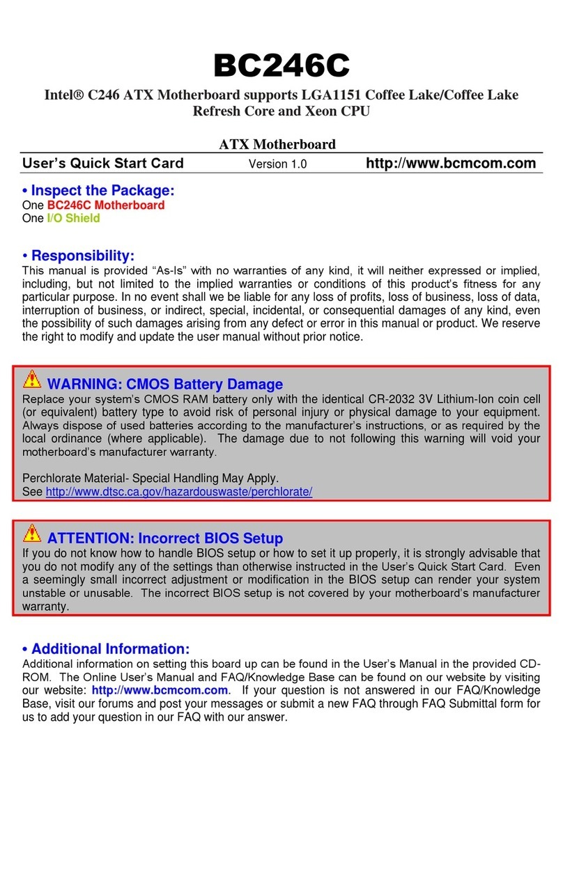 BCM BC246C User manual