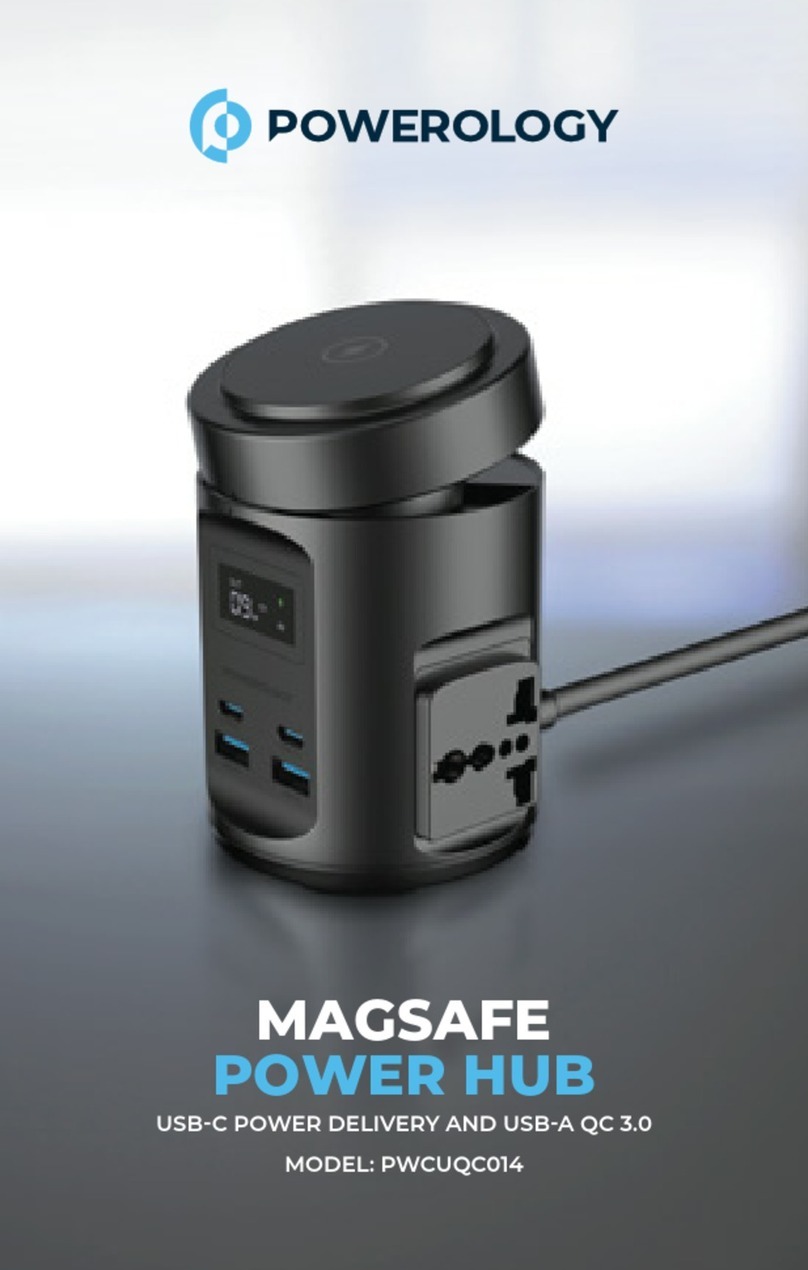 POWEROLOGY MAGSAFE PWCUQC014 User manual