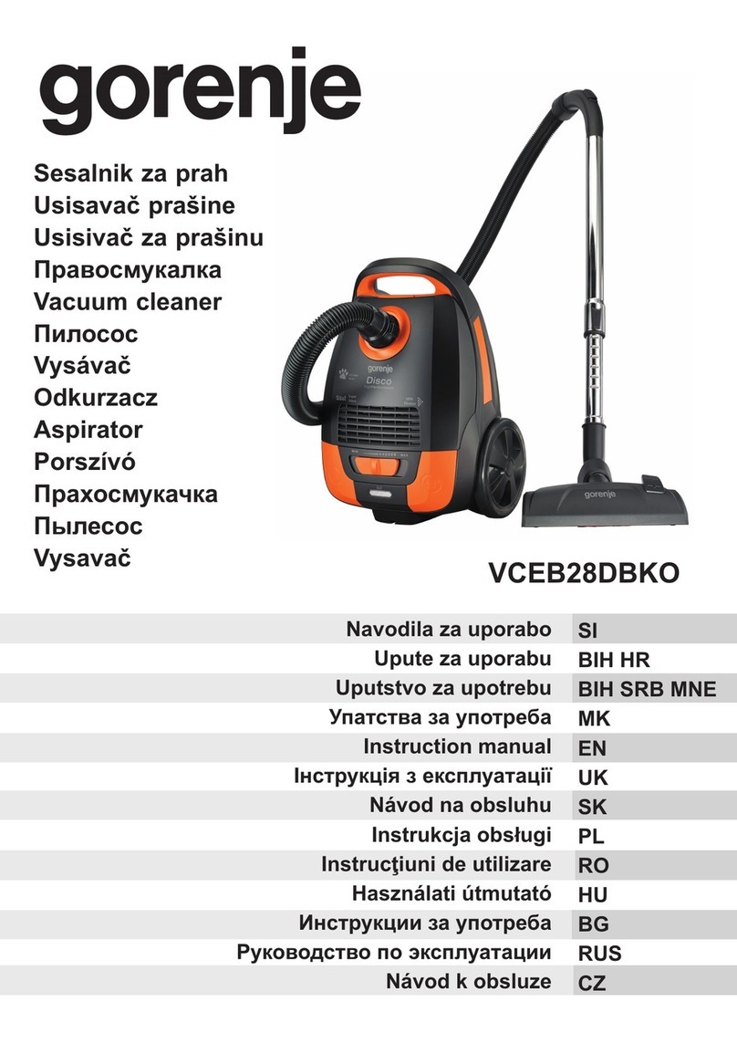 Gorenje VCEB28DBKO instruction manual