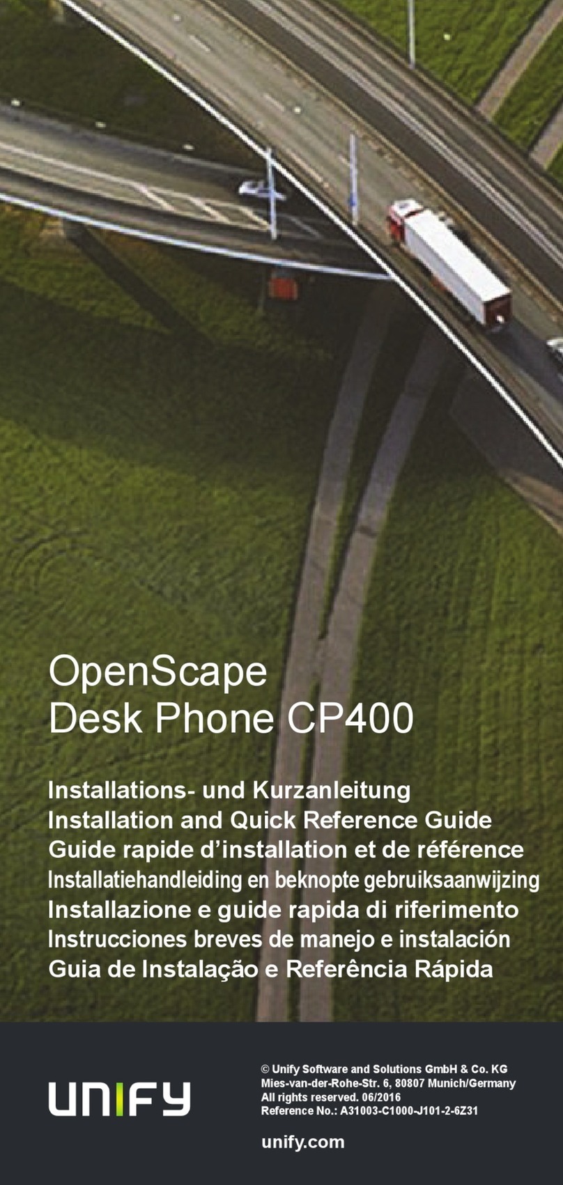 Unify OpenScape CP400 User manual