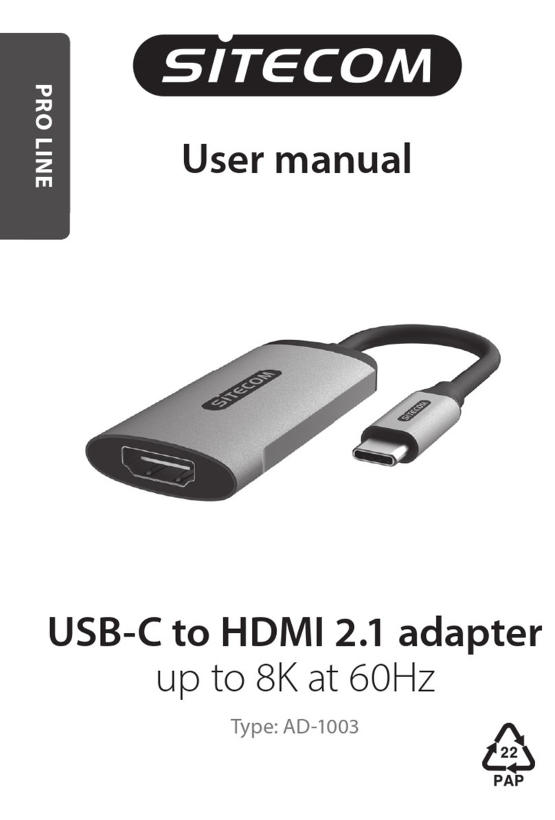 Sitecom PRO LINE AD-1003 User manual Sitecom PRO LINE AD-1003 User manual