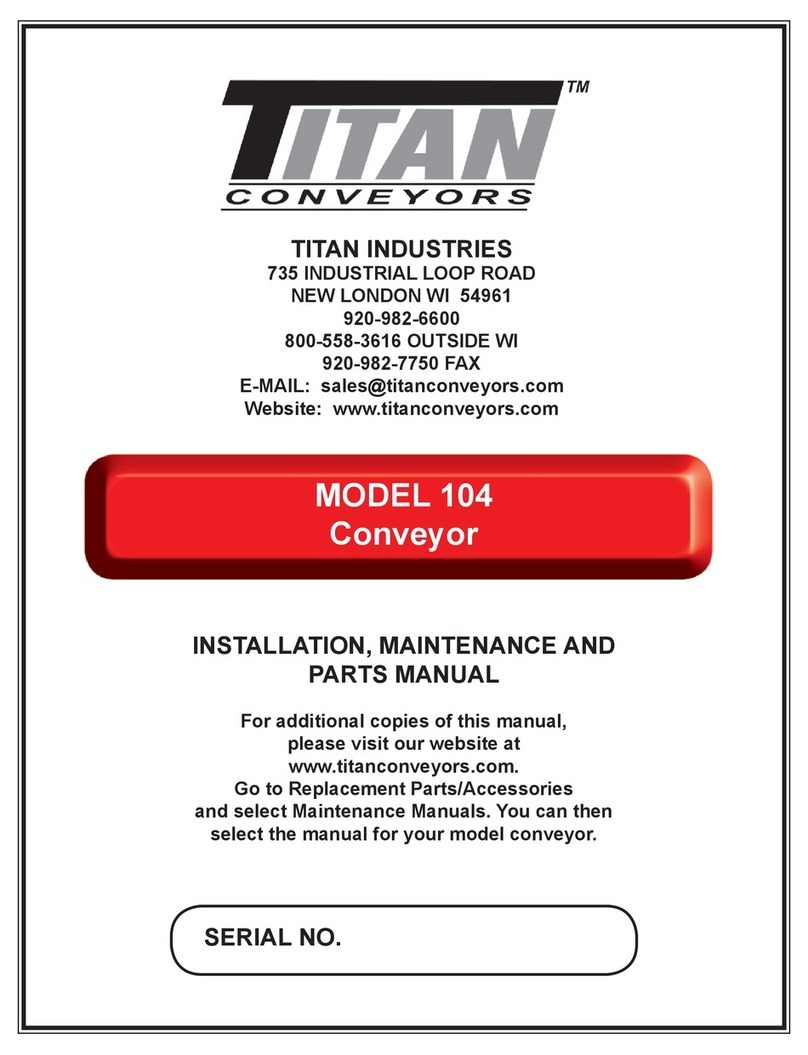Titan 104 Installation, Maintenance, and Parts Manual Titan 104 Installation, Maintenance, and Parts Manual