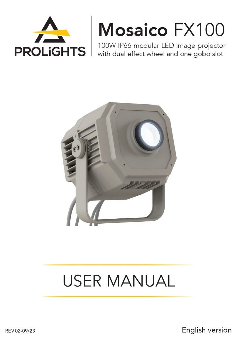 ProLights Mosaico FX100 Series User manual