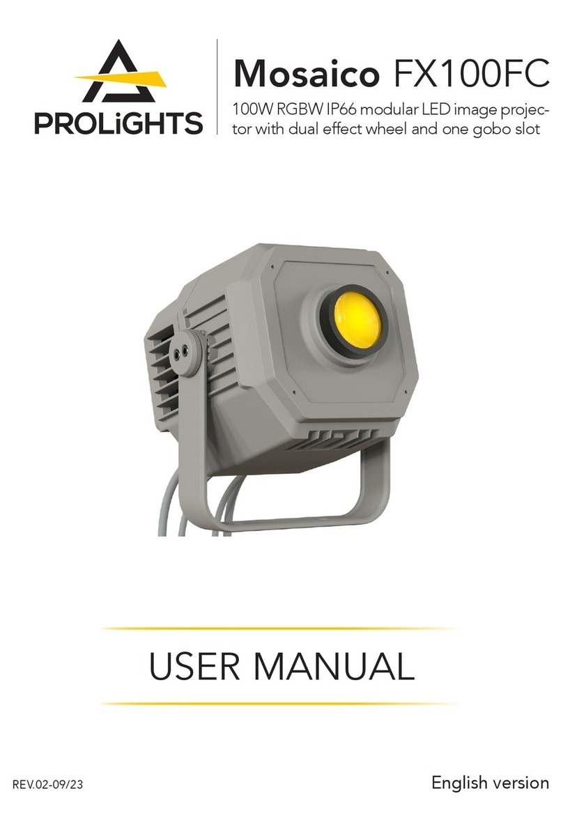 ProLights Mosaico FX100GY FC User manual