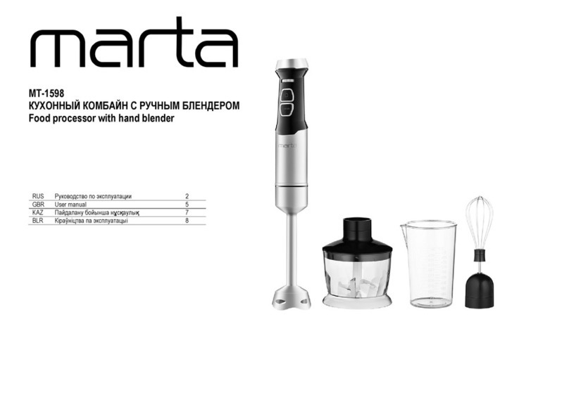 Marta MT-1598 User manual Marta MT-1598 User manual