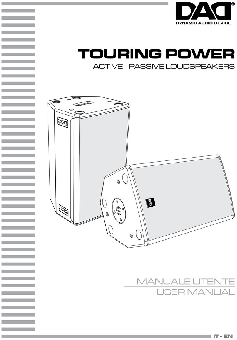 DAD TOURING 12AG2 User manual DAD TOURING 12AG2 User manual