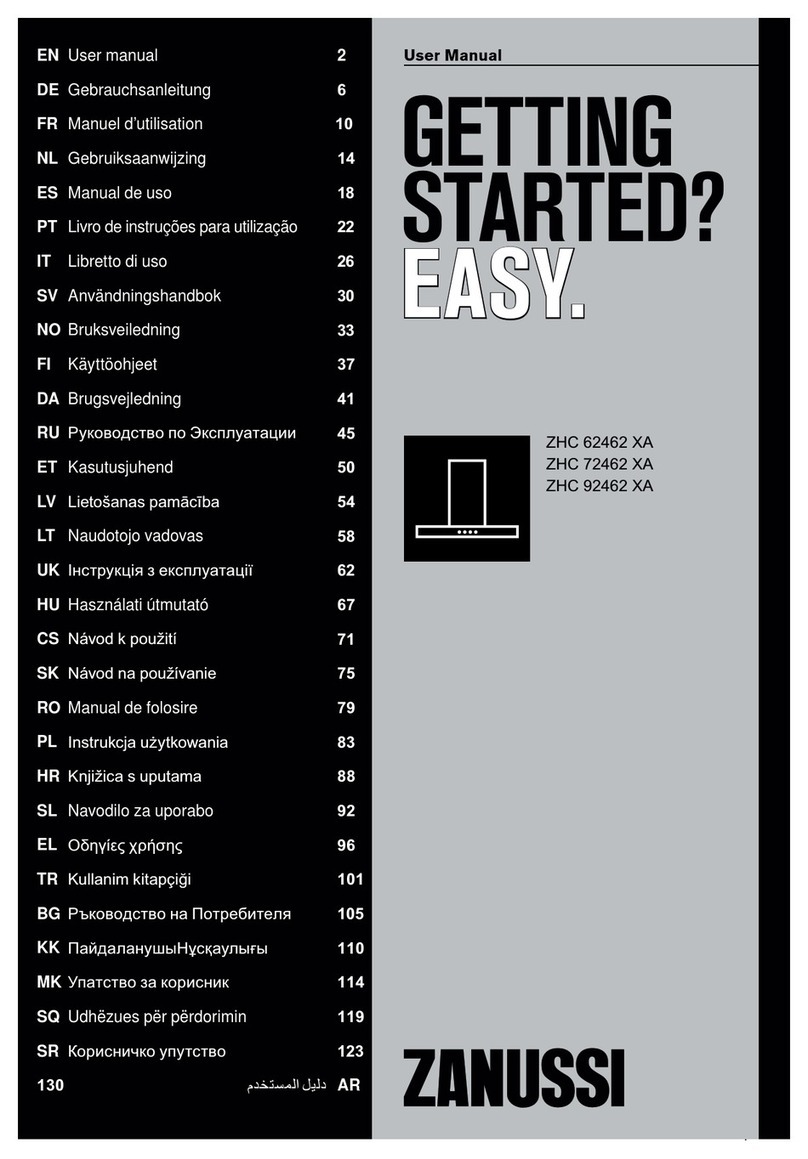 Zanussi ZHC 62462 XA User manual