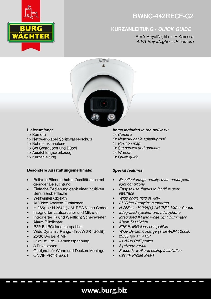 Burg Wächter BWNC-442RECF-G2 User manual Burg Wächter BWNC-442RECF-G2 User manual