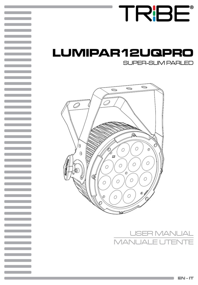 Tribe LUMIPAR 12UQ PRO user manual Tribe LUMIPAR 12UQ PRO user manual