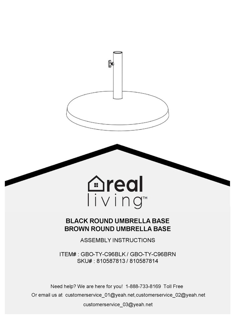 real living GBO-TY-C96BLK Assembly instructions real living GBO-TY-C96BLK Assembly instructions