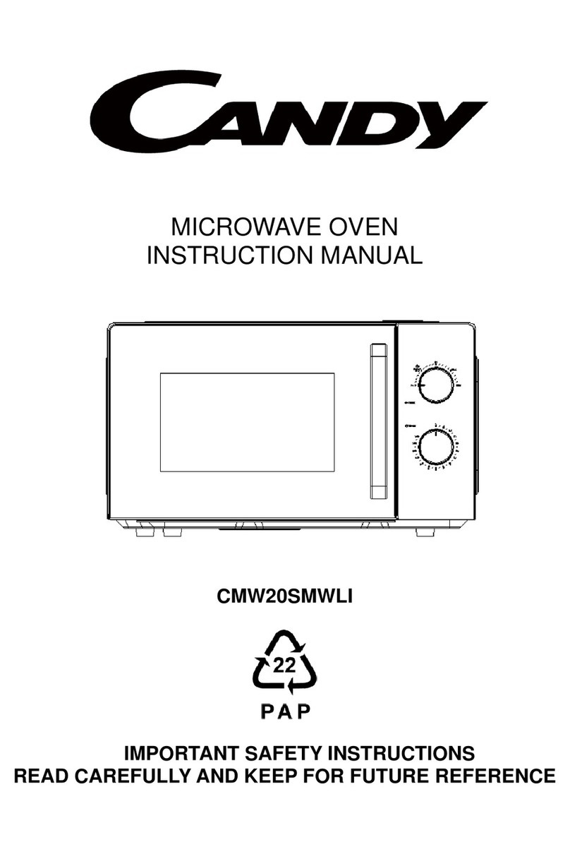 Candy CMW20SMWLI instruction manual
