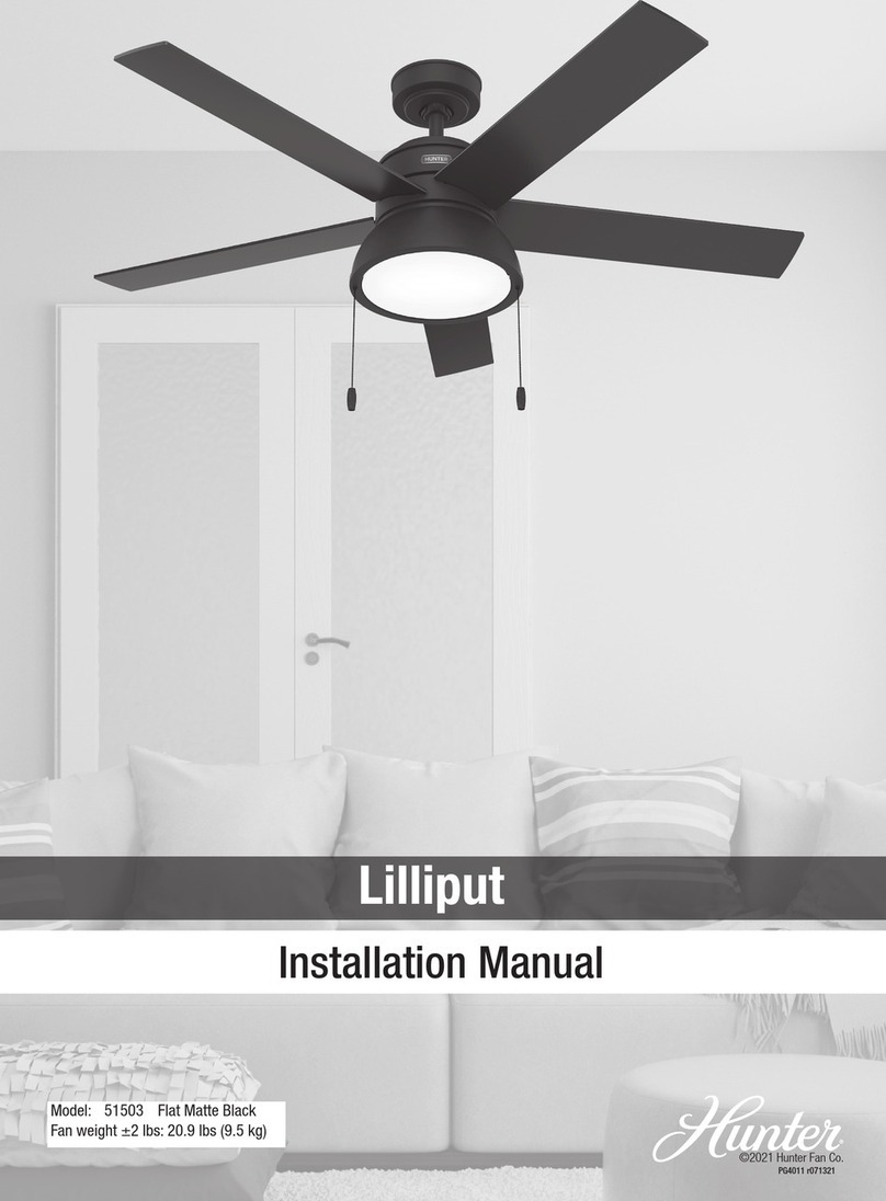 Hunter Lilliput User manual