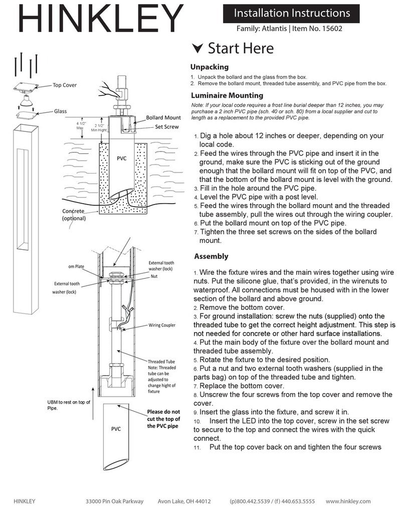 Hinkley Atlantis 15602 installation instructions