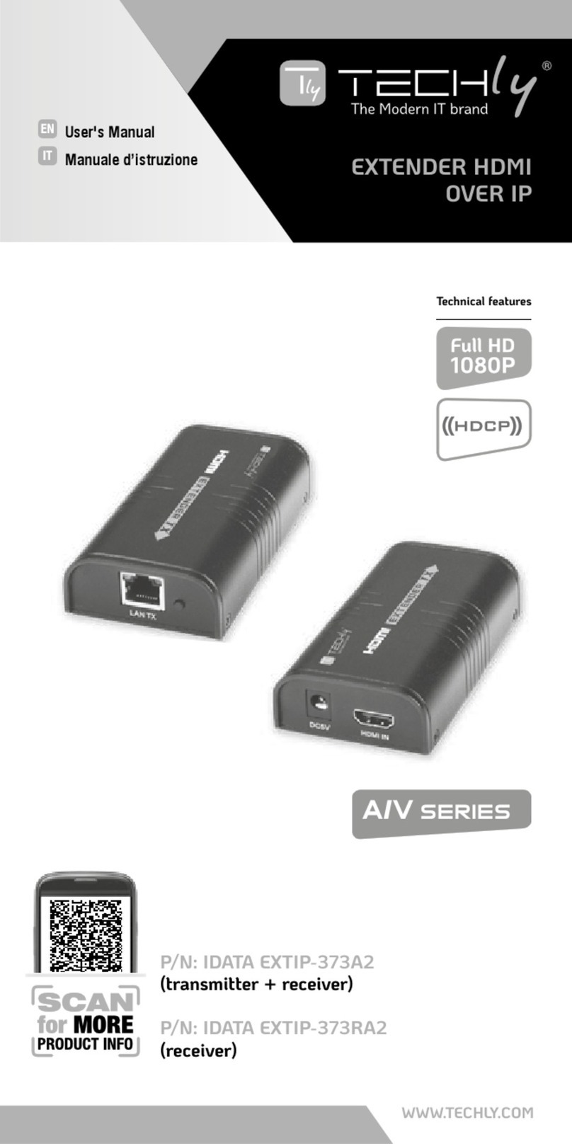 Techly IDATA EXTIP-373A2 user manual