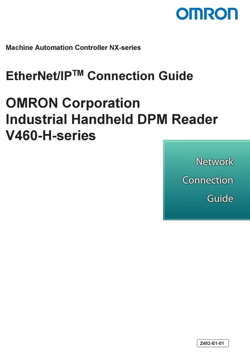 Omron V460-H Instruction Manual