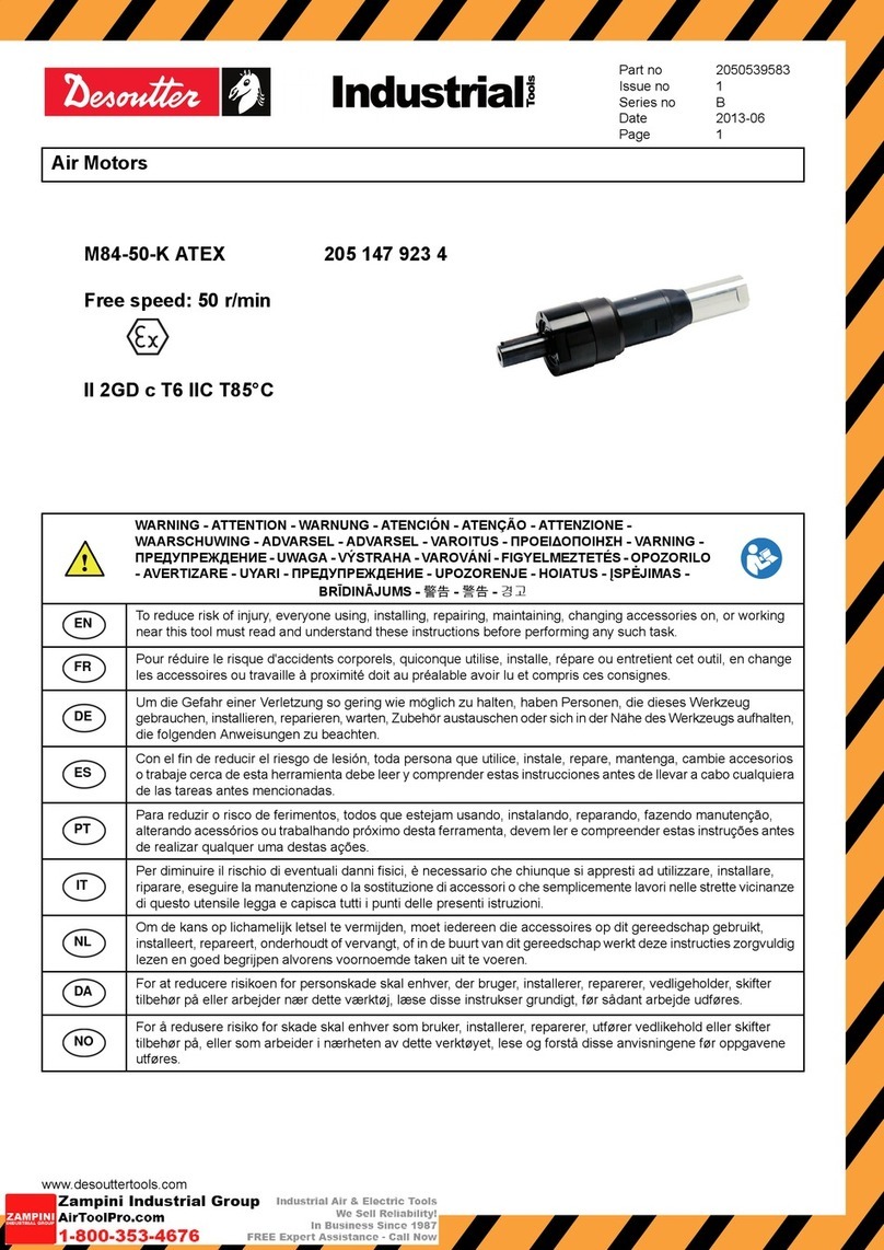 Desoutter M84-50-K ATEX manual