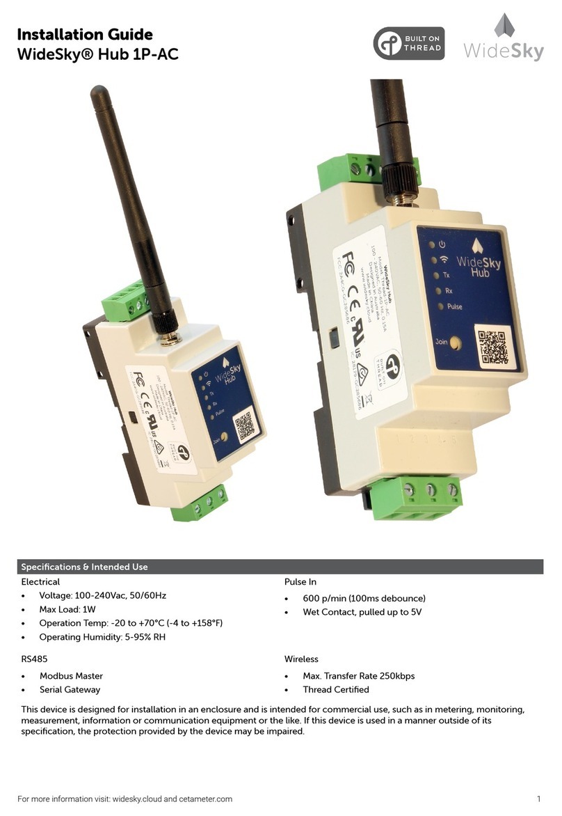 WideSky Hub 1P-AC installation guide WideSky Hub 1P-AC installation guide