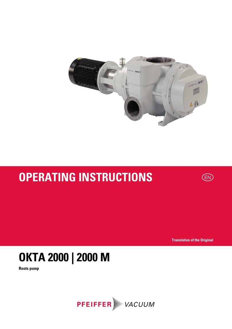 Pfeiffer Vacuum OKTA 1000 M operating instructions