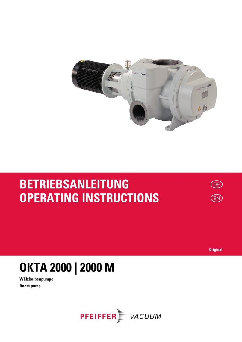 Pfeiffer Vacuum OKTA 1000 M operating instructions Pfeiffer Vacuum OKTA 1000 M operating instructions
