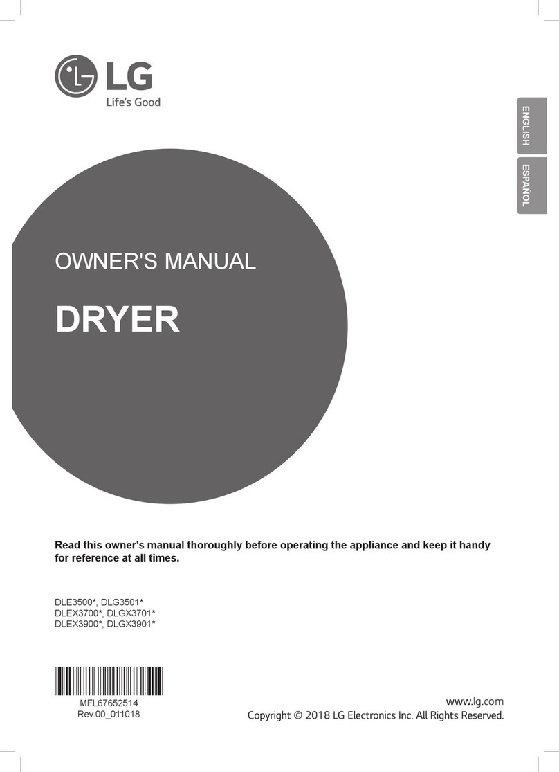 LG DLEX3700VSP User manual