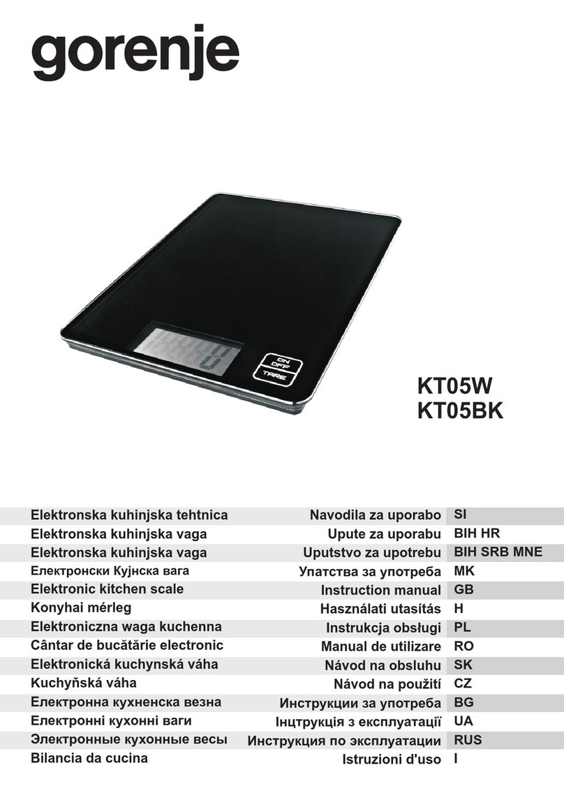 Gorenje KT05W instruction manual