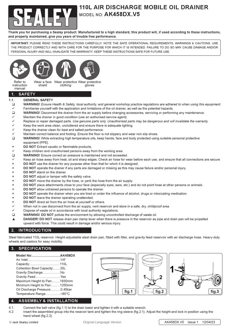Sealey AK458DX.V5 User manual
