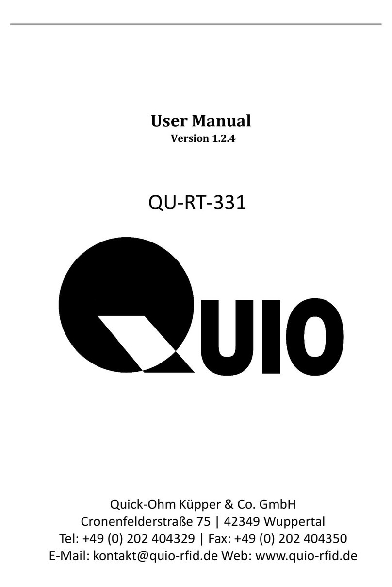 Quick-Ohm QU-RT-331 User manual
