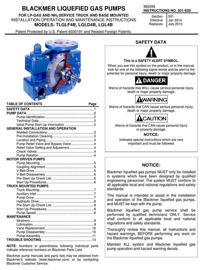 BLACKMER TLGLF4B Manual