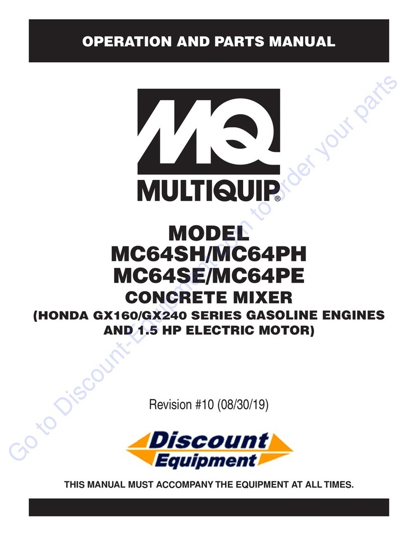 MULTIQUIP MC64SH Operation and parts manual
