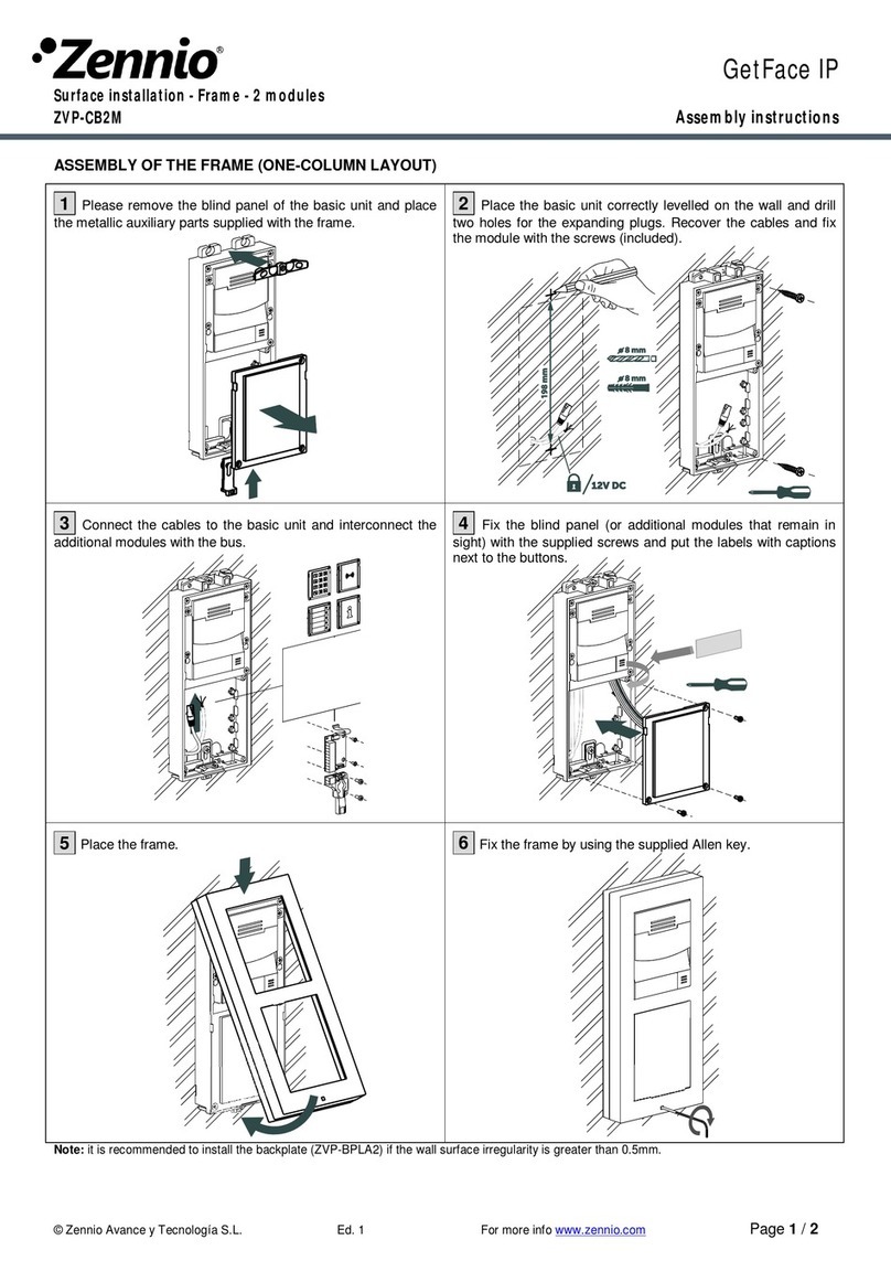 Zennio ZVP-CB2M User manual